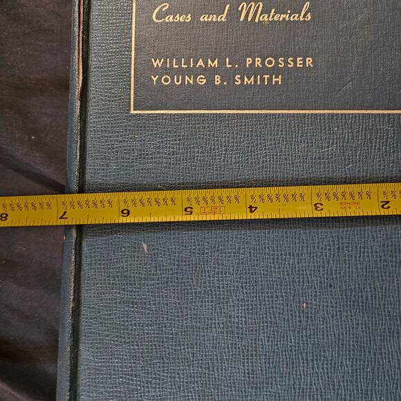 Torts Cases and Materials by William L. Prosser 1967 Law Book Legal - Picture 12 of 12